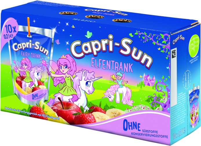 Capri-sun Elfentrank 10er - Capri Sonne Multi-vitamin 10x200ml (800x800), Png Download