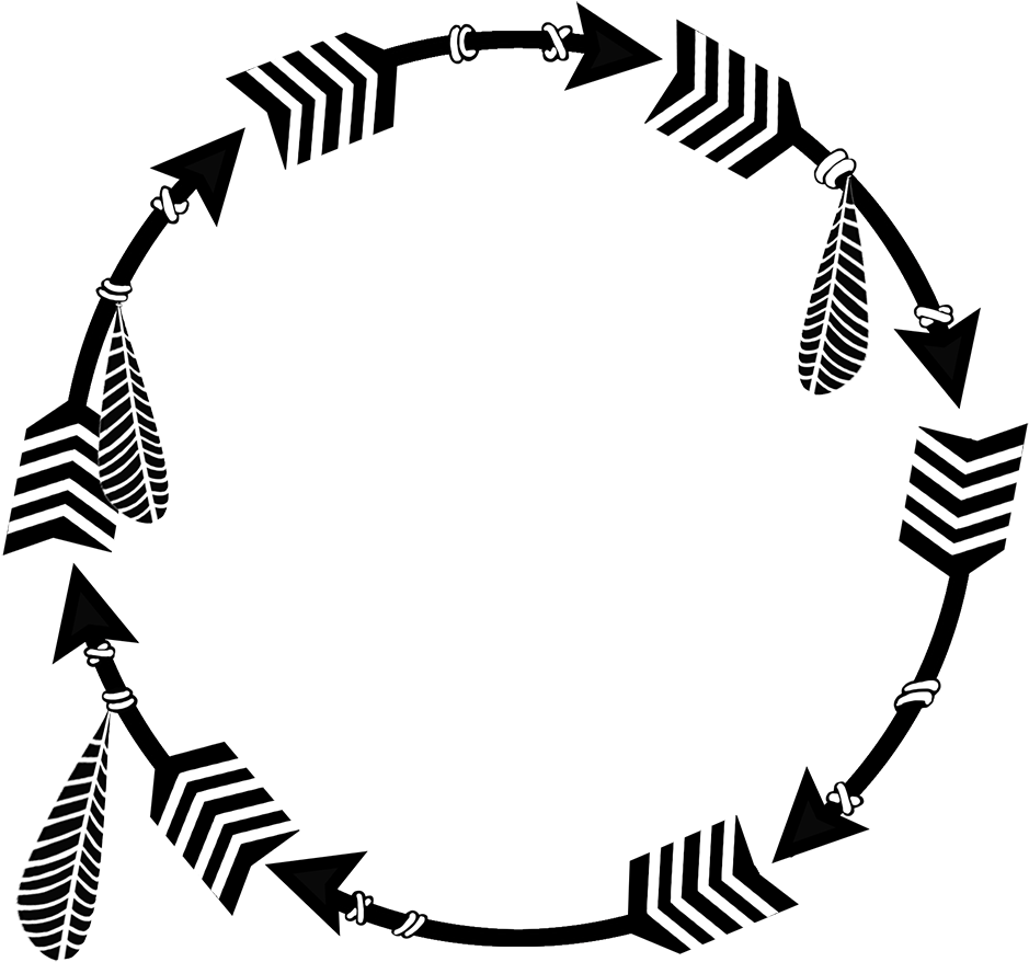Native Circle Arrows - Circle (1122x1122), Png Download