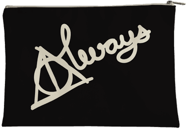 After All This Time Always - Hallows Always (white On Black) Tote Bag: Funny Tote (484x484), Png Download
