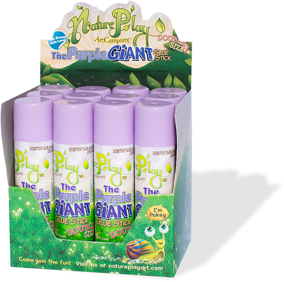 The Purple Giant Glue Stick - Grape (998x666), Png Download
