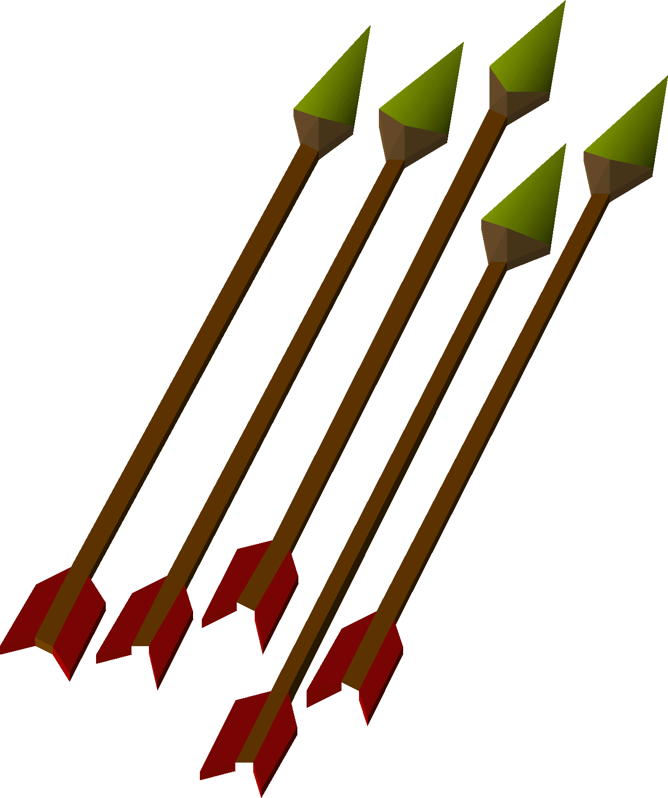 Bronze Arrow Detail - Adamantite Arrow (1377x1645), Png Download