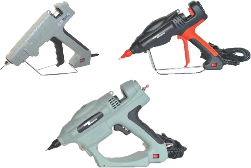 All Of Our Glue Guns Operate On 120 Volts, Range In - Adhesive (848x598), Png Download