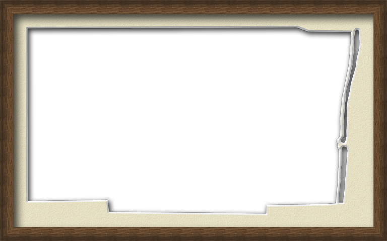 A Map Of Broward With A Wood Picture Frame With A Cream - Broward County, Florida (768x479), Png Download