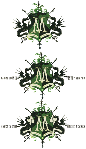 Crests Of Harry Potter - Malfoy Family Crest And Portrait Locket-lost Heirloom (288x501), Png Download