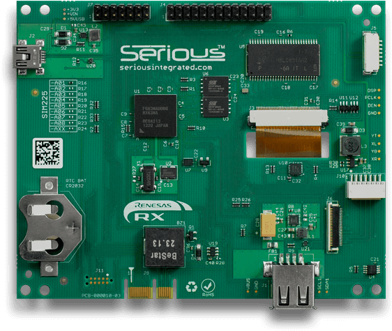 Rear View Of Sim225 Lcd Display Module - Liquid-crystal Display (578x578), Png Download