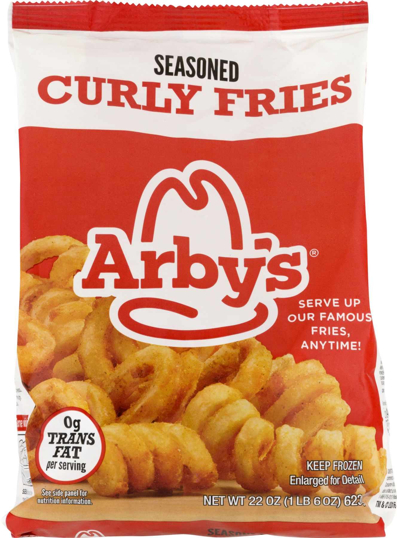 Arby's Seasoned Curly Fries (1800x1800), Png Download