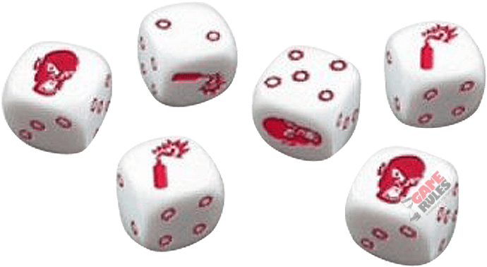 Board Games - Zombicide: Dice - White (709x709), Png Download