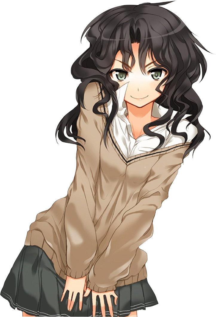 Anime Curly Hair, Wavy Hair, Messy Hair, Long Hair, - Manga Girl Curly Hair (723x1060), Png Download