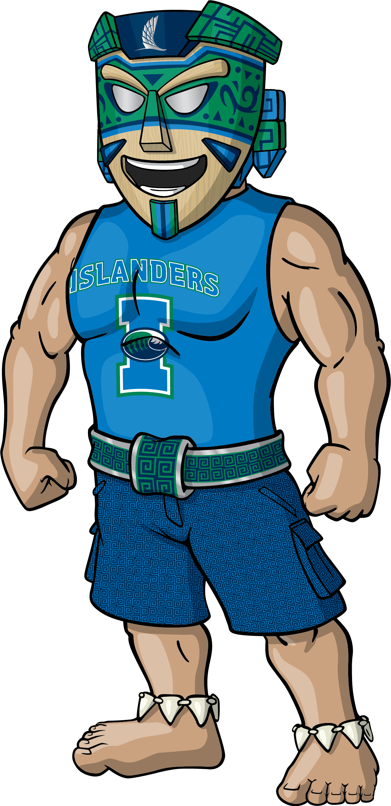 Texas Clipart Plain - Corpus Christi Islanders Mascot (1403x2712), Png Download
