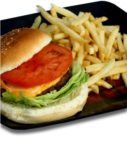 Steak Fries - Downtown Cafe (421x600), Png Download