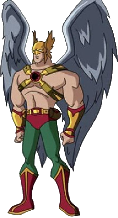 Hawkman Png Image - Hombre Halcon Liga Dela Justicia (400x734), Png Download