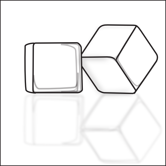 Dice Icon By Alloy Black White Clipartist - Coloring Book (555x555), Png Download
