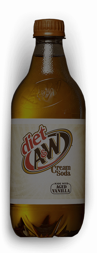 Soda Diet A&w Cream - A&w Root Beer (338x879), Png Download