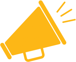 Free Cheer Megaphone Png - Megaphone Icon Png (450x293), Png Download