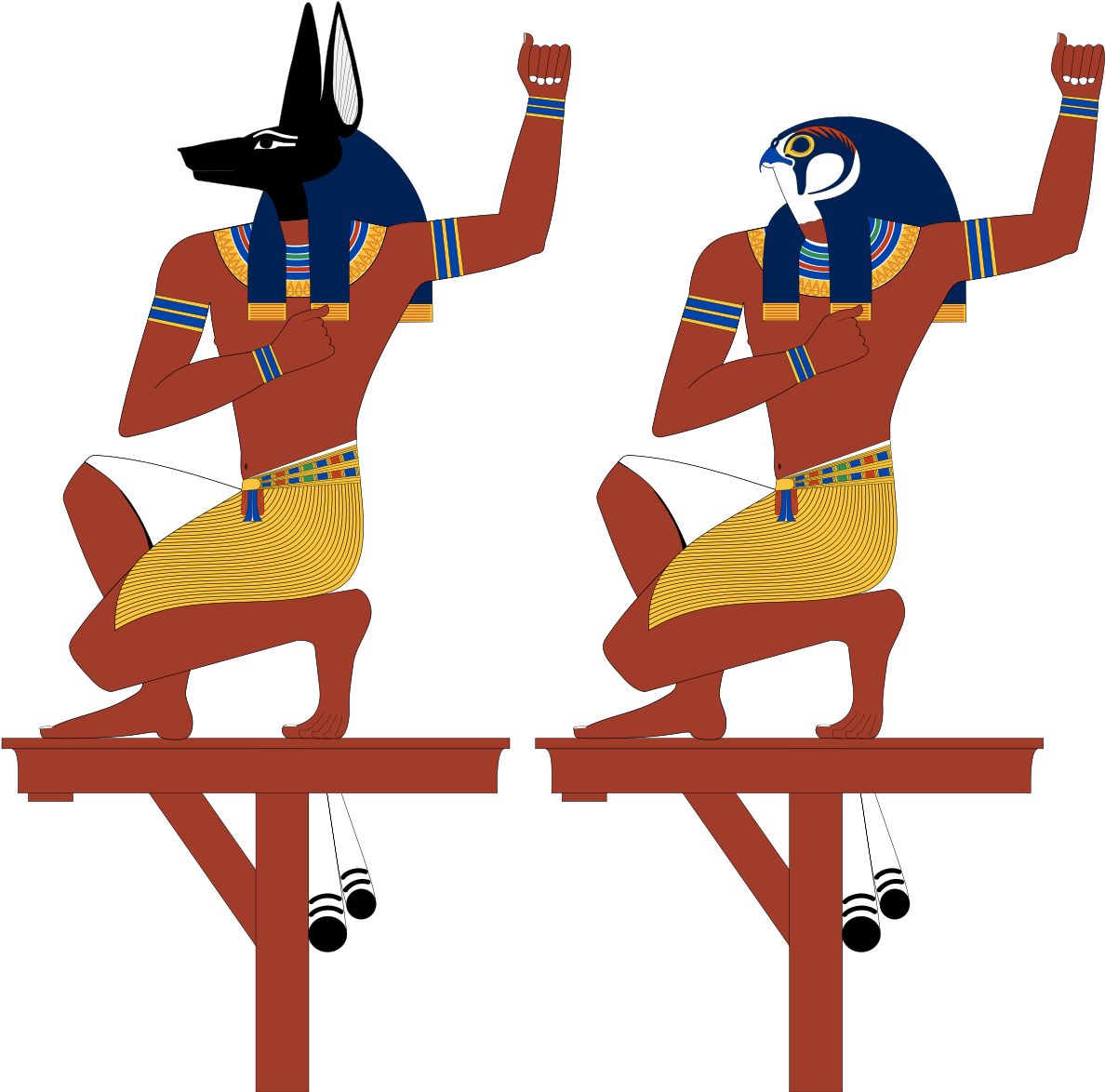 Souls Of Pe And Nekhen (1200x1183), Png Download