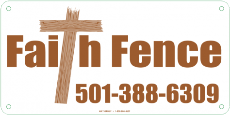 Copyright © 2018 Faith Fence, All Rights Reserved - Cross (507x280), Png Download