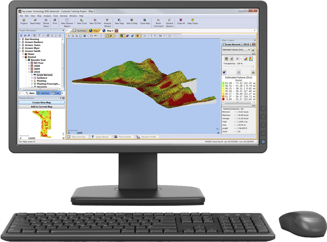 Sms Advanced - Ag Leader Sms (1080x800), Png Download