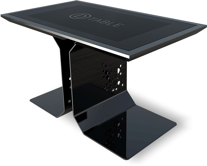 The D Time, A Multitouch Design Table, Entirely Handmade - Multi-touch (871x780), Png Download