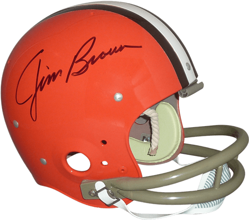 Jim Brown Autographed Cleveland Browns Tk Suspension - Cleveland Browns (500x500), Png Download