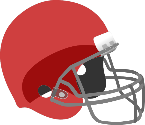 Free Download Red Football Helmet Clipart Nfl Cleveland - Red Football Helmet Clipart (600x520), Png Download