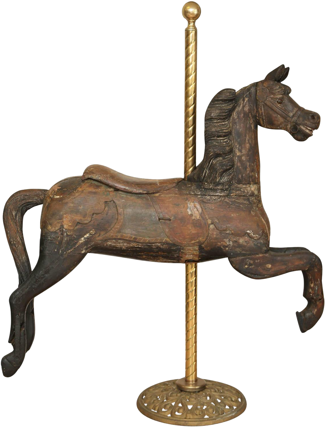 19th Century Herschel Carousel Horse - Horse (1478x1478), Png Download
