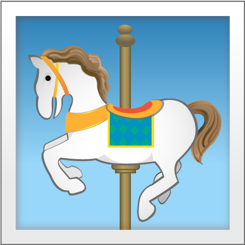 Carousel Horse - Horse (534x533), Png Download