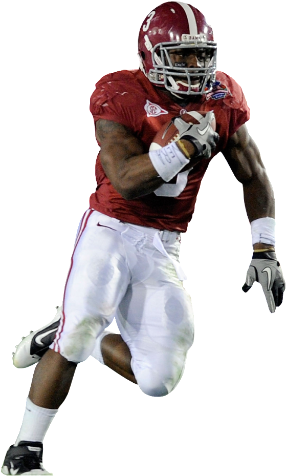 Trent Richardson Cleveland Browns - Alabama Crimson Tide Football (678x1023), Png Download
