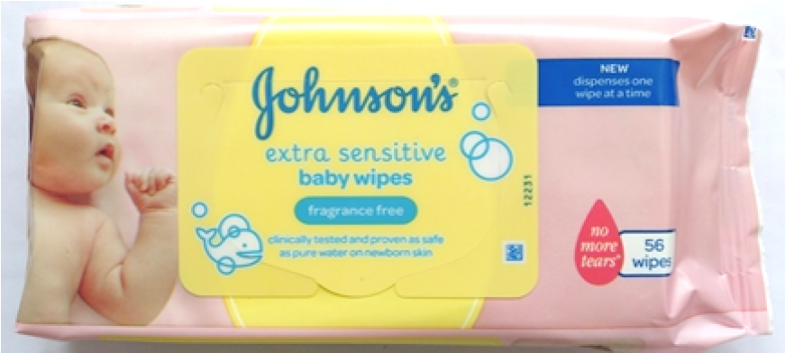 Image Result For Baby Wipes Johnson - Johnson's Baby Extra Sensitive (870x664), Png Download