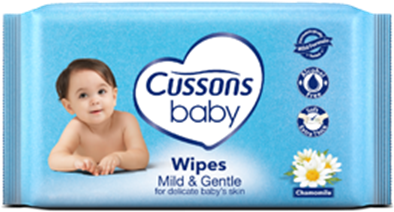Picture Of Cussons Baby Wipes-mild & Gentle 50s - Cussons Baby Wipes Mild & Gentle (424x550), Png Download