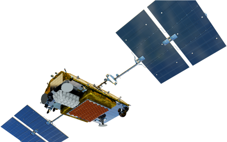 Spacex Successfully Launches Mix Of Iridium And Nasa - Satellite (833x474), Png Download