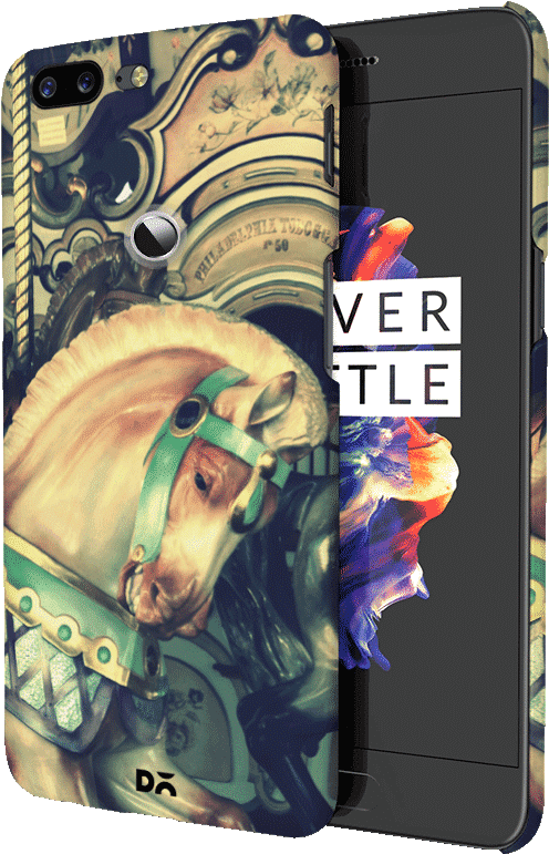 Dailyobjects Carousel Horse Case Cover For Oneplus - Grab The Ring Iphone 7 Slim Case (900x900), Png Download