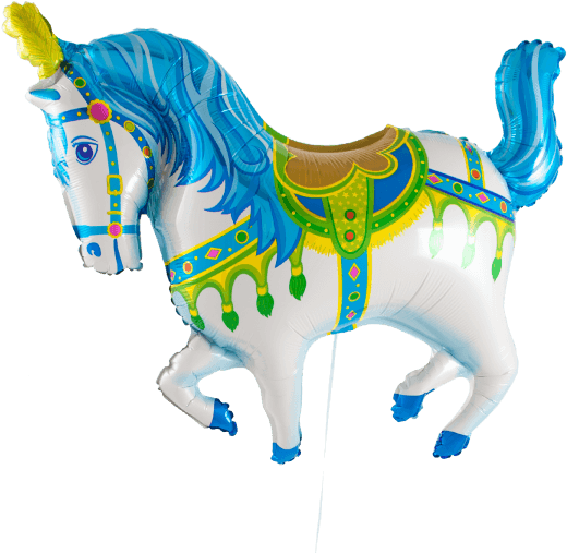 Ble Carousel Horse - Horse (600x600), Png Download