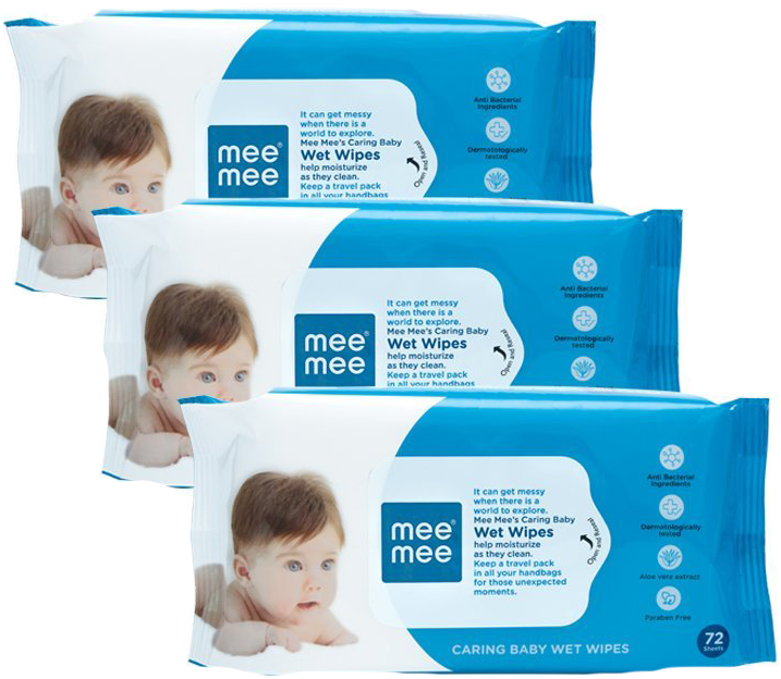 Mee Mee Baby Wet Wipes - Mee Mee Baby Wipes (832x711), Png Download
