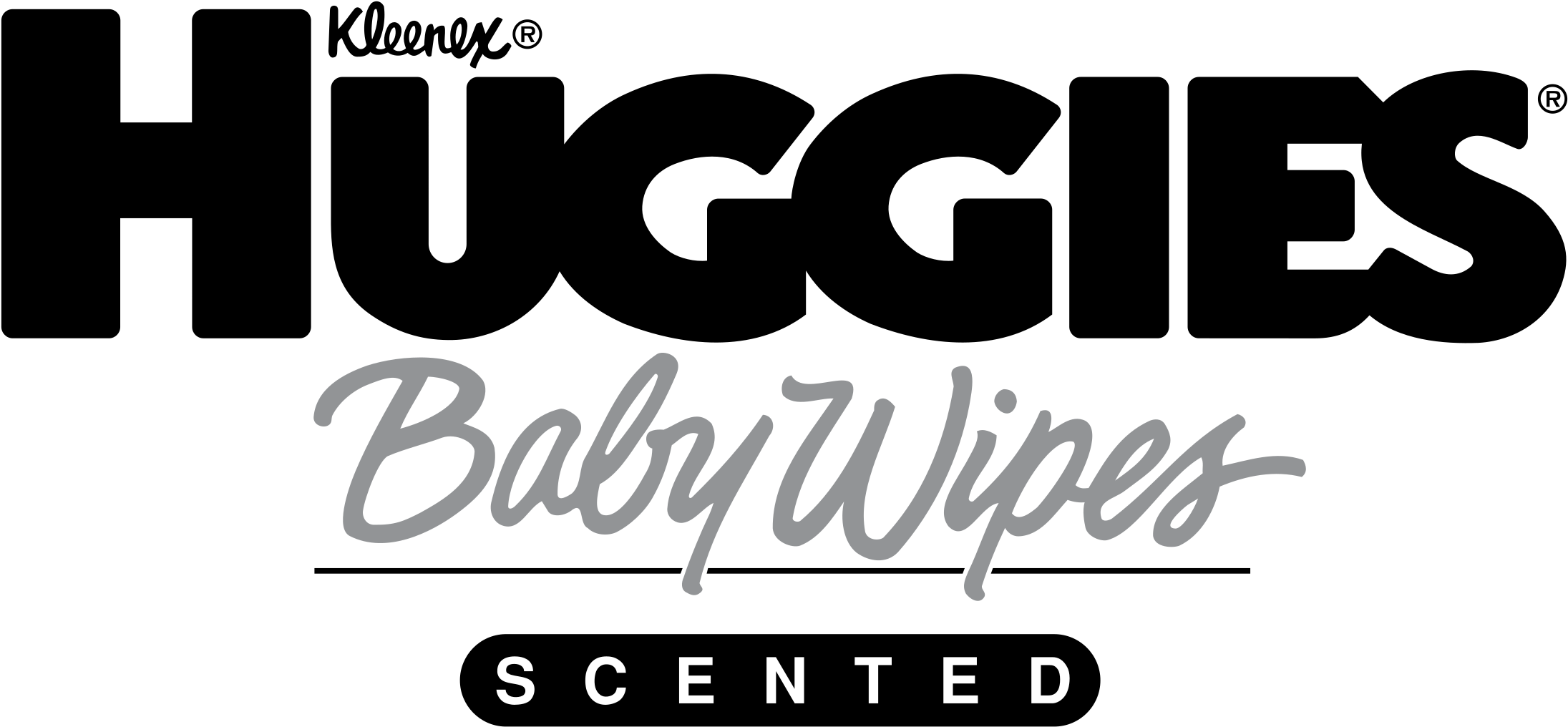 Huggies Baby Wipes Logo Png Transparent - Vintage Huggies Diapers 1986 (2400x2400), Png Download