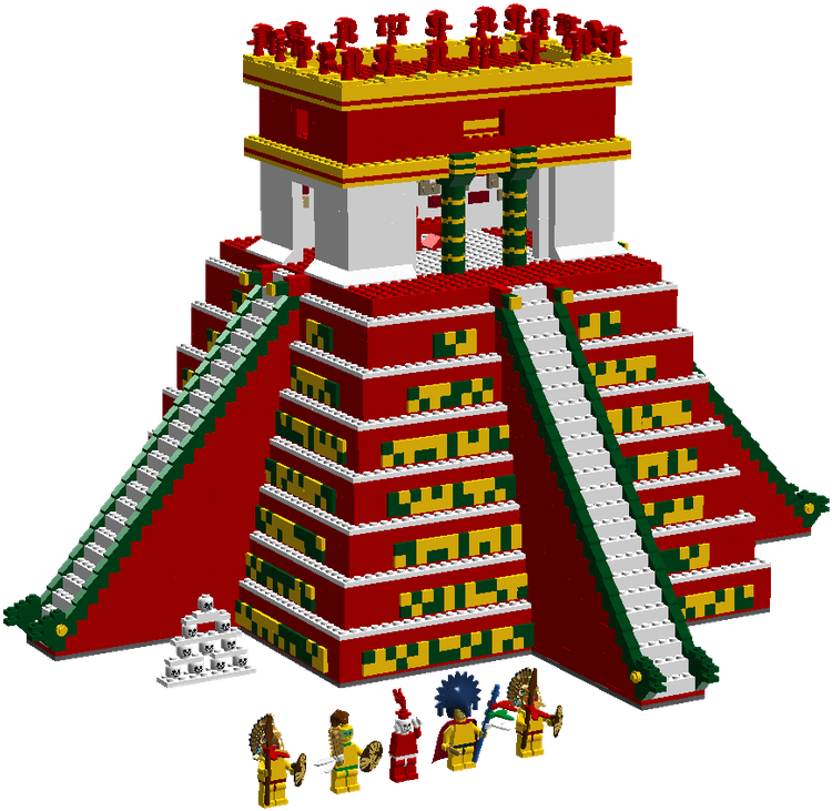 Aztec Pyramid Kukulkan - El Castillo, Chichen Itza (1451x900), Png Download