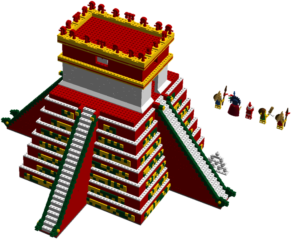 Aztec Pyramid Kukulkan - El Castillo, Chichen Itza (1451x900), Png Download
