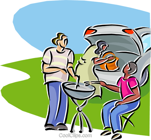Banners Drawing Two Heart - Have A Barbecue Clipart (480x445), Png Download