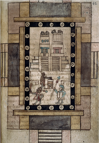 The Aztecs Founded Their Capital On An Island Surrounded - Mexican Painted Manuscripts In The United Kingdom [book] (580x500), Png Download