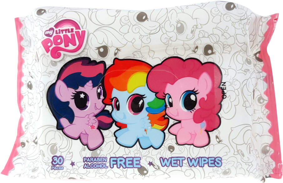 Alicorn, Baby Wipes, Pinkie Pie, Playskool Friends, - Baby Wipes My Little Pony (1000x633), Png Download