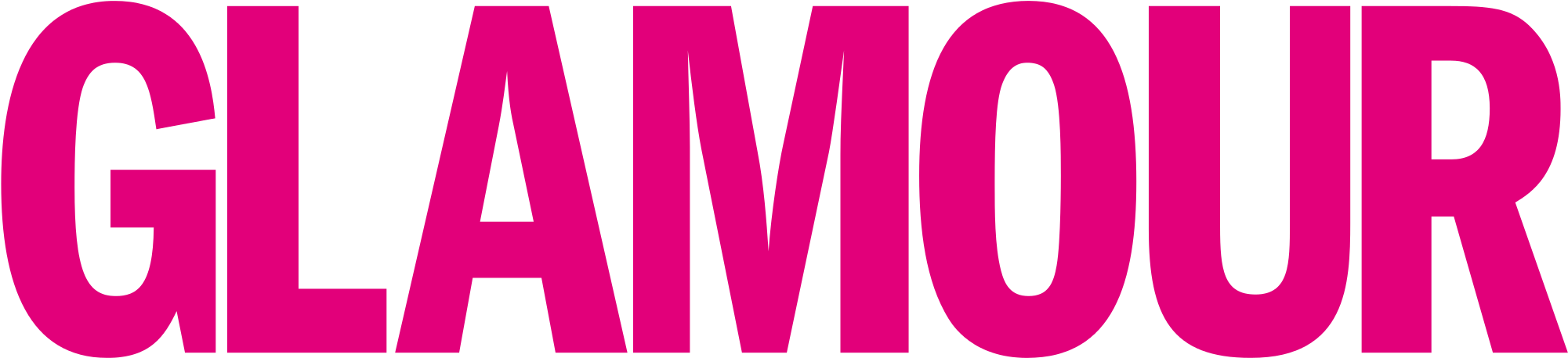 Sex Ed, Unfiltered - Glamour Logo Png (2000x475), Png Download