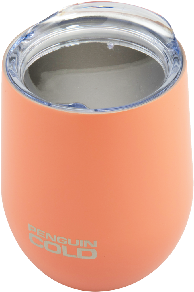 Coral 12oz Penguin Cold Insulated Stainless Steel Tumblers, (1024x1024), Png Download