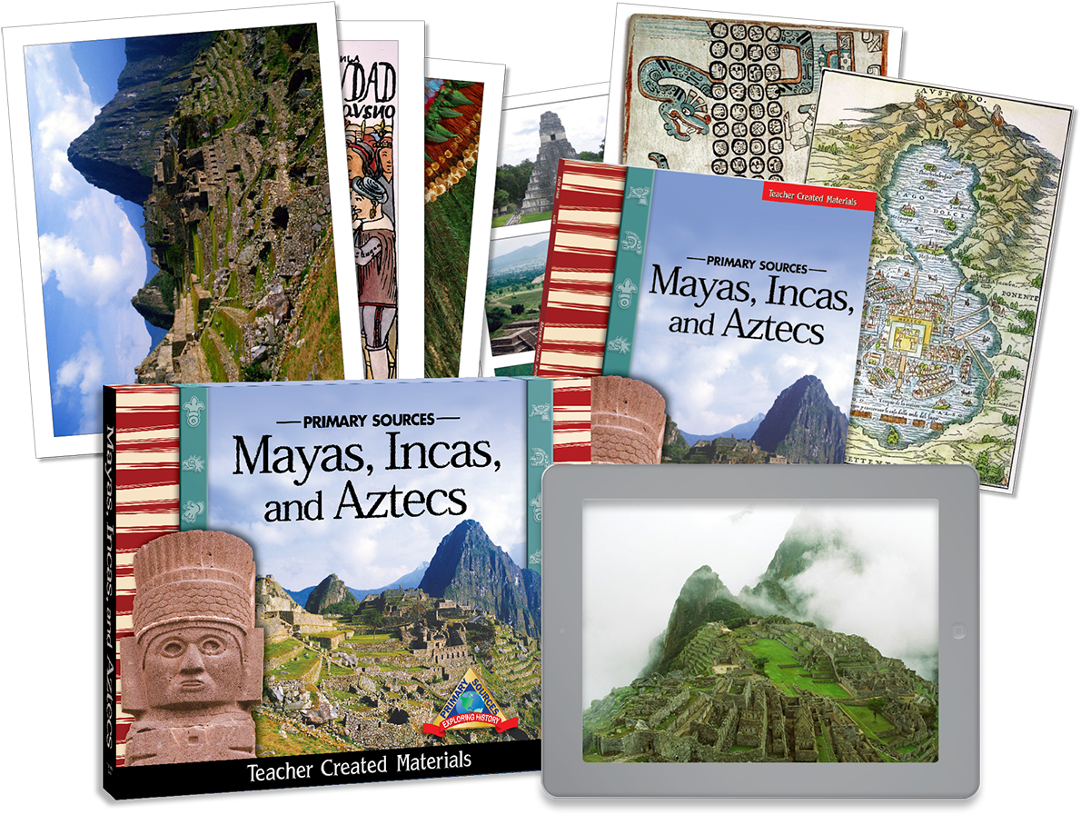 Mayas, Incas, And Aztecs Kit - Primary Sources-mayans, Incas, And Aztecs (1200x900), Png Download