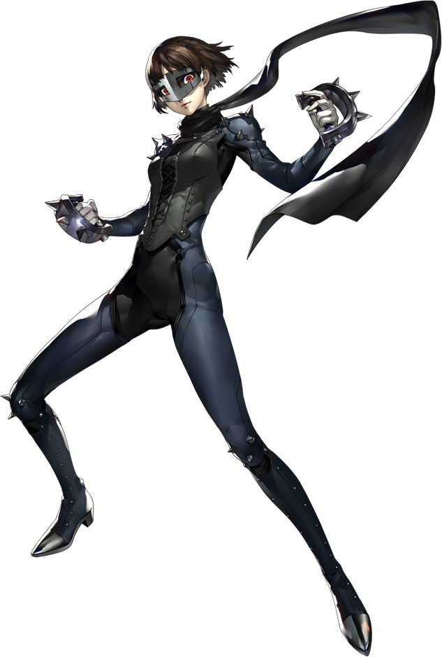 P5 Makoto Nijima, Phantom Thief - Makoto Niijima (633x940), Png Download