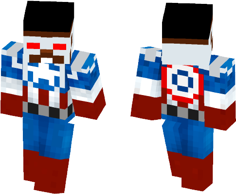 Install Falcon Skin Instruction - Robin Batman V Superman Minecraft Skin (584x497), Png Download