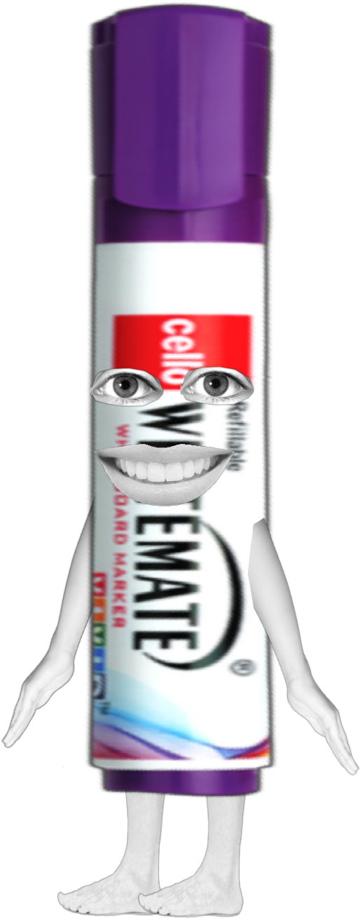 Real Marker - Water Bottle (640x1369), Png Download