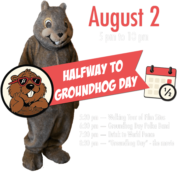 Groundhog Day (600x592), Png Download