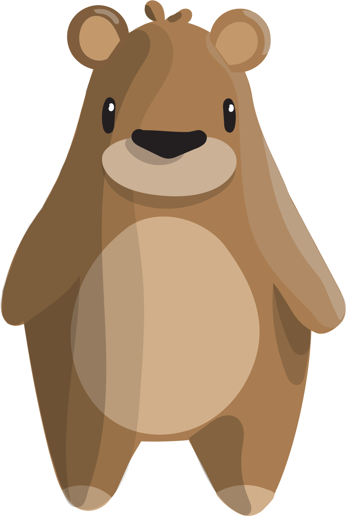 Bear-009 - Bear (1180x1758), Png Download