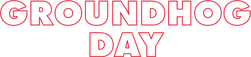 A Netflix Original - Groundhog Day (800x183), Png Download