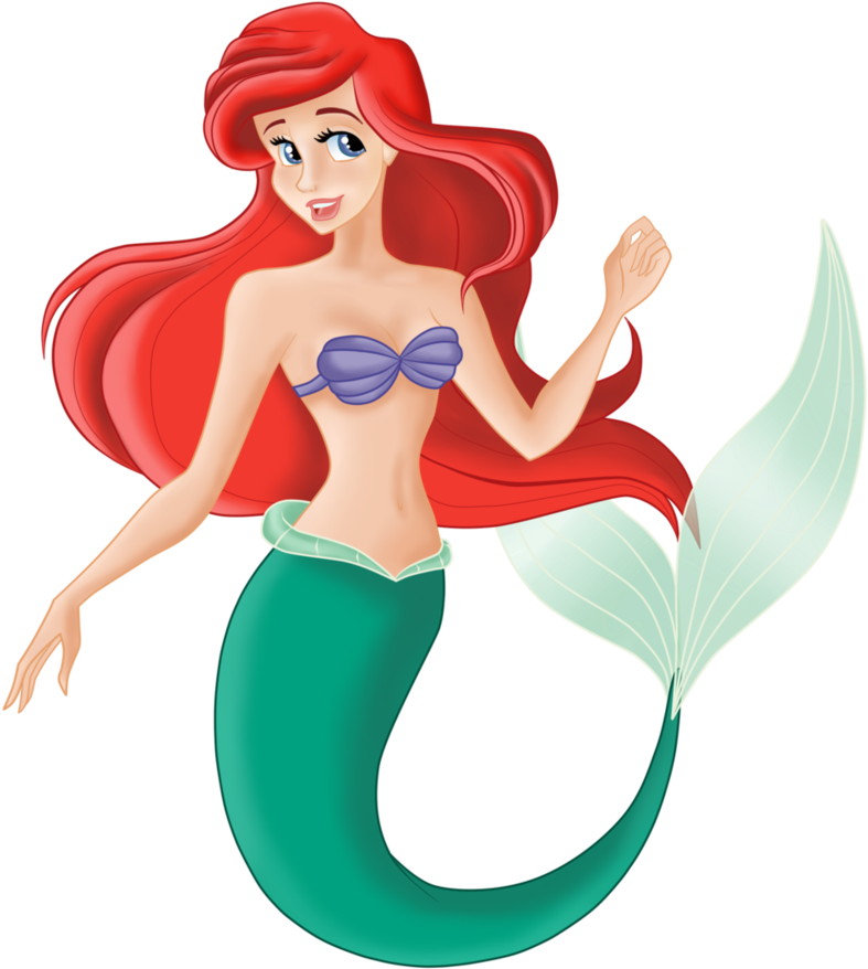 Ariel Png By Brokenheartdesignz Pluspng - La Petite Sirène Dessin Couleur (852x938), Png Download