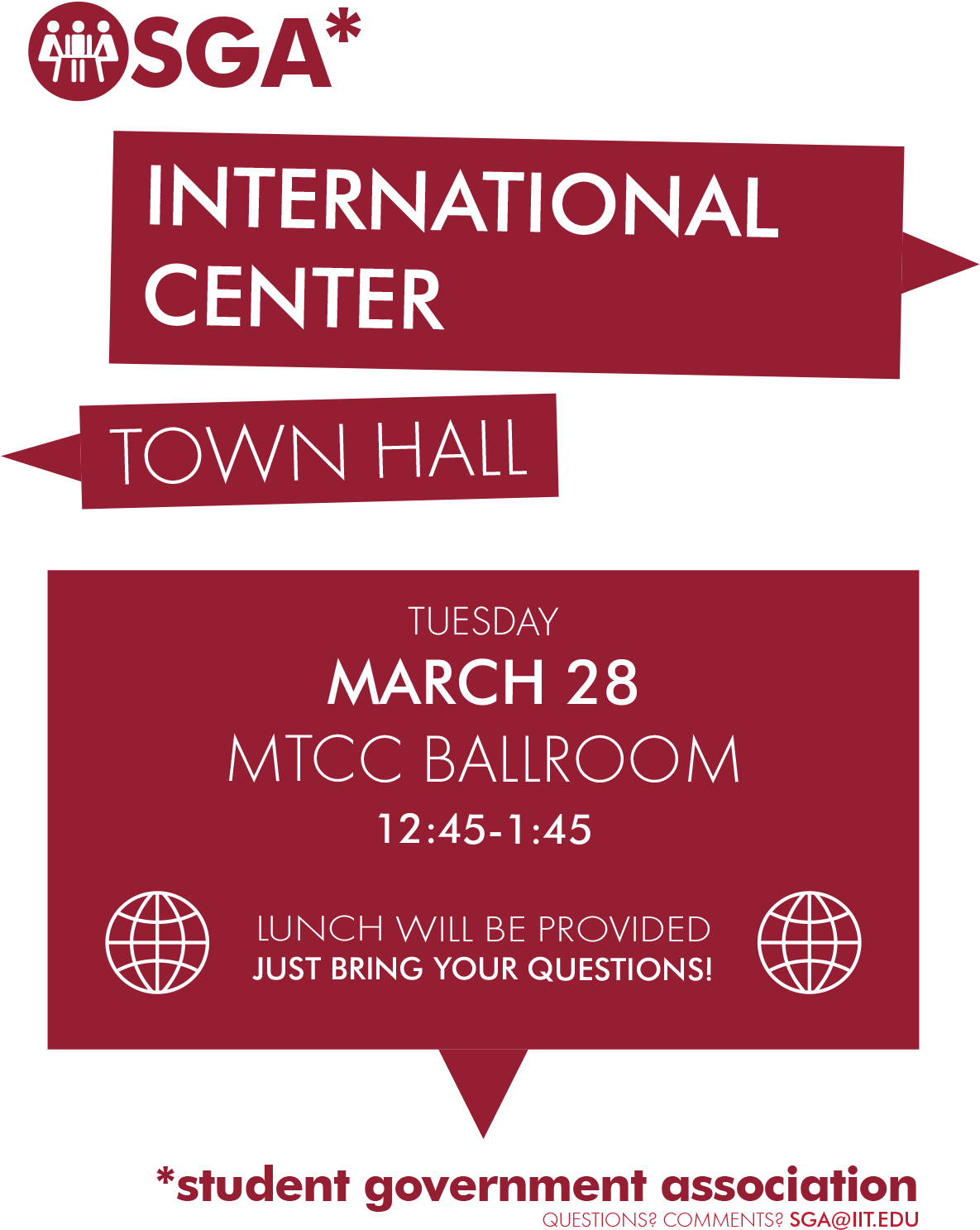 Center Town Hall (1275x1650), Png Download